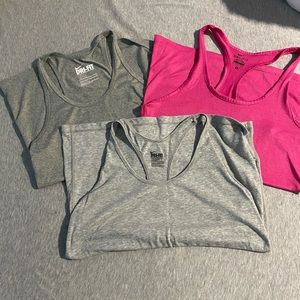 Lot of 3 Nike dry fit tank tops